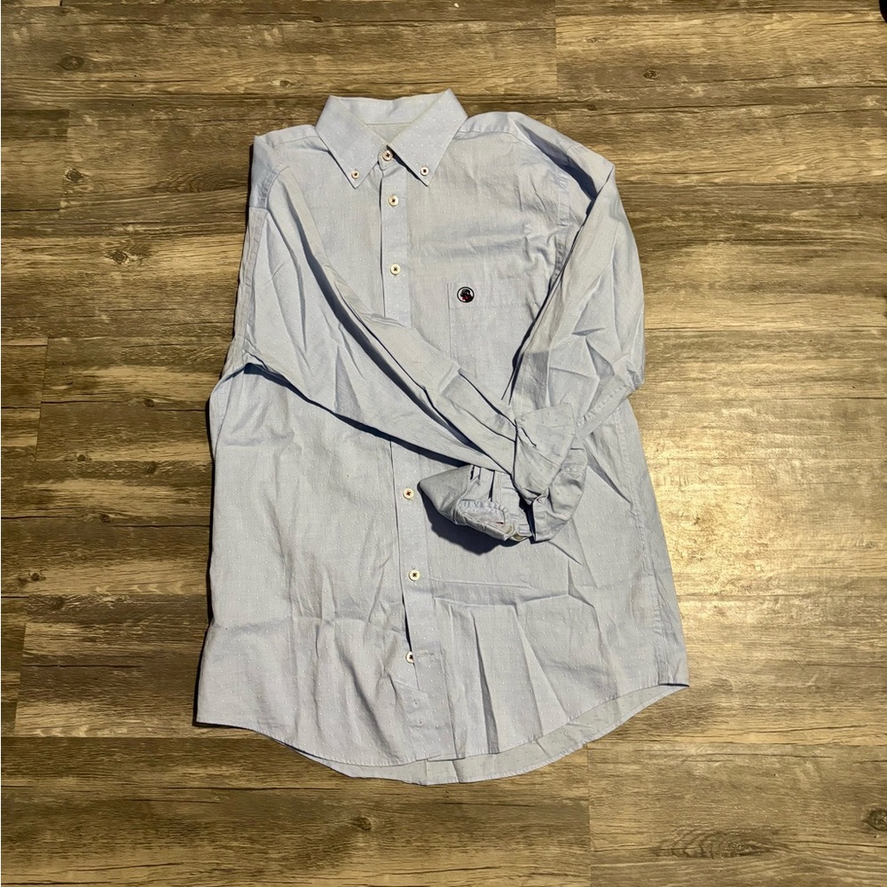 Southern Proper Light Blue Casual Button Down Shirt